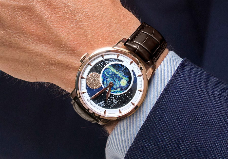 Đồng Hồ Nam Agelocer Moon Phases 6401D2