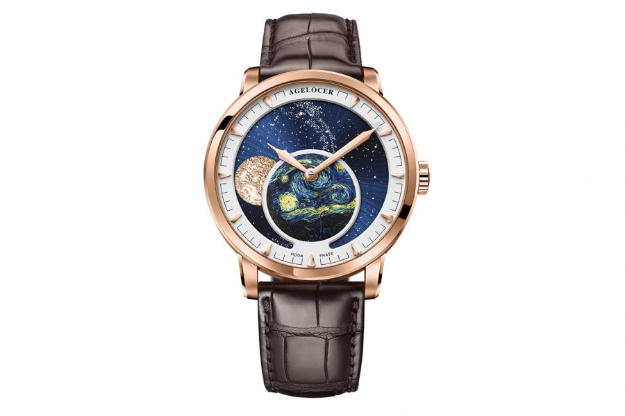 Đồng Hồ Nam Agelocer Moon Phases 6401D2